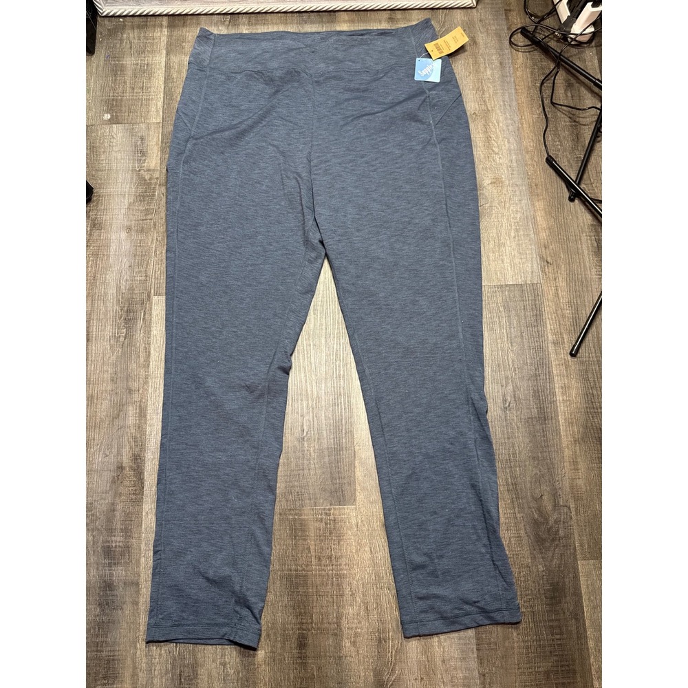 Duluth Trading Co NoGA Classic Slim Leg Pants Blue Heather XL x 33 NWT 15770